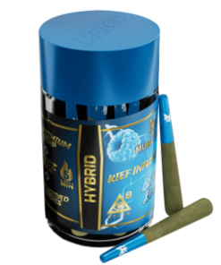 BLUE RAZZ HYBRID | DELTA 8  5 PRE-ROLLS