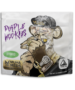 PURPLE WOOKIES 3.5 GRAM FLOWER BAG